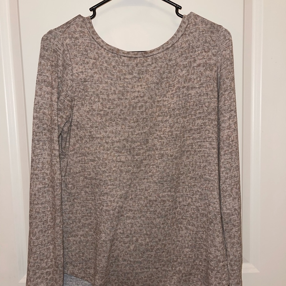 Dip long sleeve top